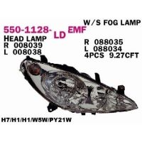 פנס ראשי לפיג'ו 307 שנים עד 2005 — DEP5501128FL - פיג'ו 307