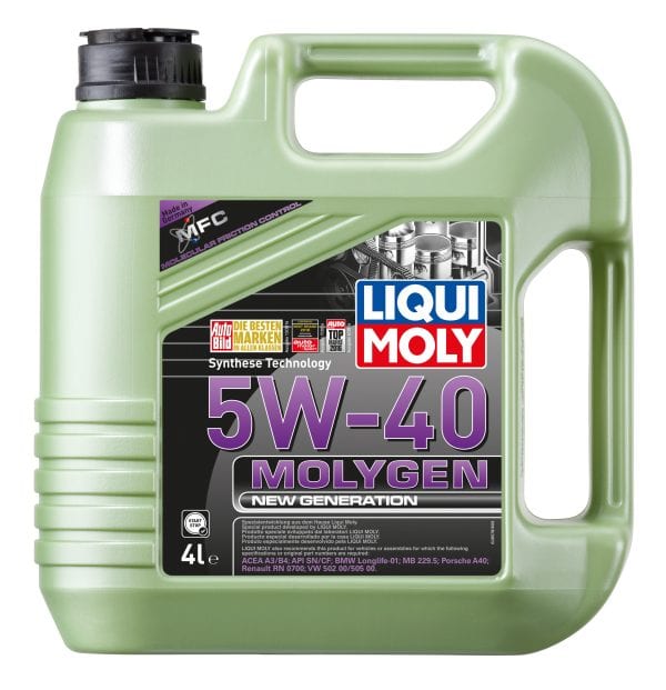 MOLYGEN NEW GENERATION5W40 4L LM — מתאים לצד שמאל