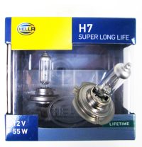 סט נורות SUPER LONG LIFE 12V H7 — מתאים לצד שמאל, H7