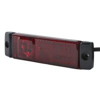 פנס צד אוטו' לד אדום 12V