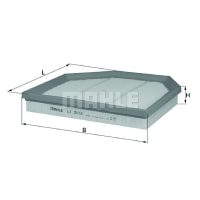 מסנן אויר לב.מ.וו סדרה 3 — MAHLX2074 - ב.מ.וו סדרה 3
