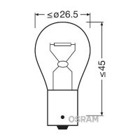 נורה X1 24V 21W פינים מקביל 1060 — OSR7511