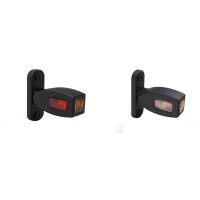 פנס מיקרופון 12/24V לד קצר L+R — מתאים לצד שמאל