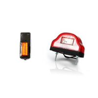פנס סימון+מספר אח 12/24V לד אדום