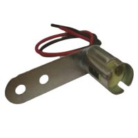 בית נורה פח 2 מגע +חוט (10X)