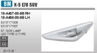 פנס כנף L משנת 1912 X3,E70 משנת 1907 BMW X5 — מתאים לצד שמאל - ב.מ.וו X5