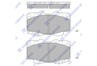 דיסקית בלם טויוטה היילקס ויגו 4X4 משנת 2006 (AP-9A56D9F065-2)