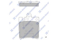 דיסקיות בלם אחורי מרצדס W210 W203 גבוהה 64X78X11.5 (AP-0255098C36-2)