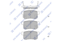 דיסקיות בלם אחורי CRV עד שנת 2006 הונדה FRV משנת 2005 אקורד (AP-B74844F03C-2)