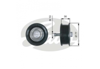 גלגלת רצועה אופל אסטרה אינסיגניה D 2.0 משנת 2011 חריצי