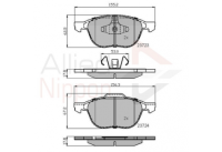 דיסקיות בלם מזדה 3 מזדה 5 פוקוס מS40 06 משנת 2004 (AP-FDC94AA46F-2)