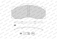דיסקית בלם וולוו FH12 מFL6 93 עד שנת 2000