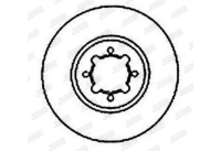 צלחת בלם סובארו לאונה 1985-1992 4חור