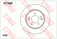 צלחת בלם אחורי MG350 MGRS255.1