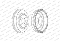תוף בלם אחורי גטס עם ABS עד HYRD200.1 05